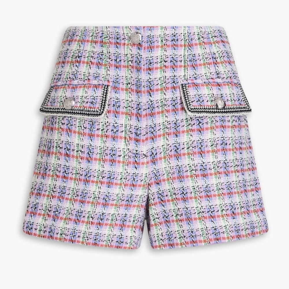 NWT VERONICA BEARD Inara Tweed Shorts - Picture 3 of 8